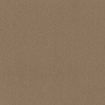 Leather texture sample in brown grey, displaying a matte finish and subtle grain, with imprinted text “moroso > leather (t) > m06 > b0139.”